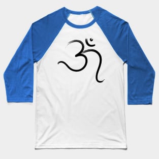 Aum Om Symbol Yoga Meditation Baseball T-Shirt